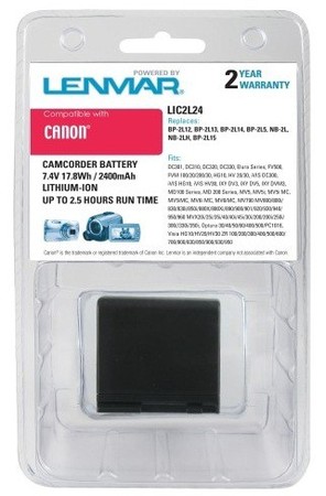 Аккумулятор для Canon Elura 70 Lenmar LIC2L24