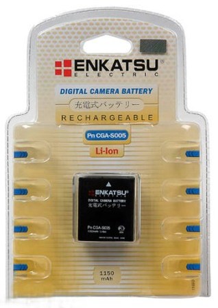 Аккумулятор для Panasonic DMC-FX50 Enkatsu PN CGA-S005