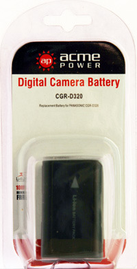 Аккумулятор для Panasonic NV-EX3 AcmePower AP CGR-D320