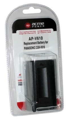 Аккумулятор для Panasonic NV-VZ10 AcmePower AP-V610