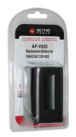 Аккумулятор для Panasonic NV-VZ10 AcmePower AP-V620