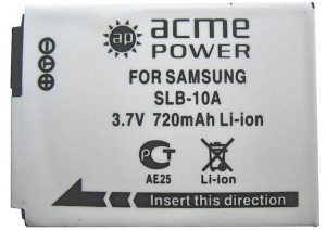 Аккумулятор для Samsung L100 AcmePower SLB-10A