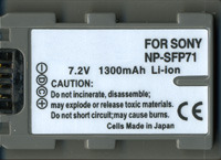 Аккумулятор для Sony DCR-HC18E AcmePower AP NP-FP70