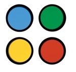 Meade Набор цветных фильтров №1 ( #12, #23A, #58, #80A)