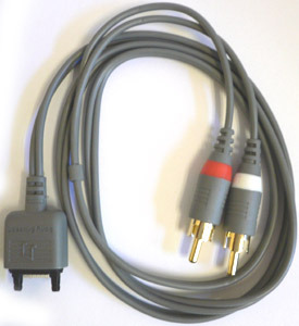 Мультимедийный аудио кабель для Sony Ericsson P900i MMC-60