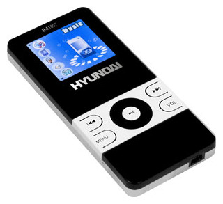 Плеер MP3 Flash Hyundai H-F1007 черный