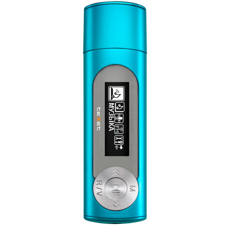 Плеер MP3 Flash Texet T-269 (голубой)