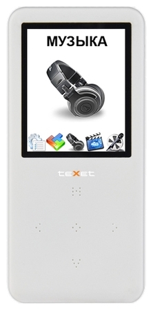 Плеер MP3 Flash Texet T-699 (белый)