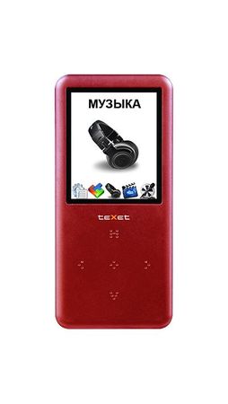 Плеер MP3 Flash Texet T-699 (красный)