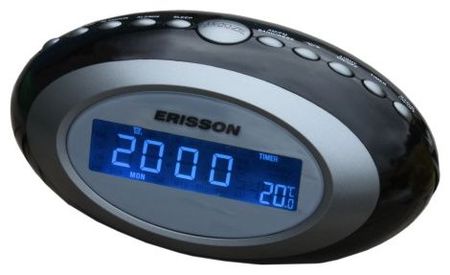 Радиочасы Erisson RC-1202 blue metallic