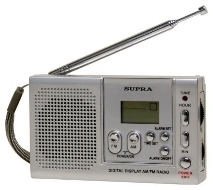 Радиоприемник Supra ST-115 серебро