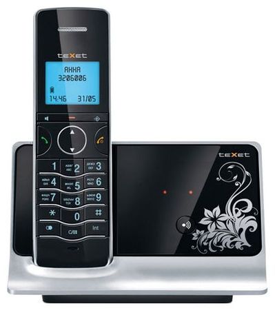 Радиотелефон Texet TX-D8600A (черный/декор)