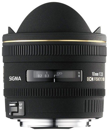 Sigma AF 10mm F/2.8 EX DC HSM Fisheye для Nikon