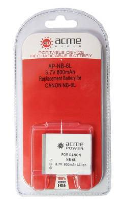 Аккумулятор для Canon Digital IXUS 85 IS AcmePower AP NB-6L