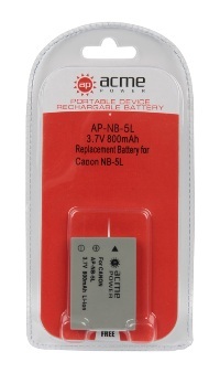 Аккумулятор для Canon Digital IXUS 950 IS AcmePower AP NB-5L