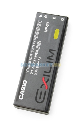 Аккумулятор для Casio Exilim Hi-Zoom EX-V8 NP-50 ORIGINAL