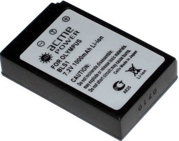 Аккумулятор для Olympus E-410 AcmePower AP BLS1