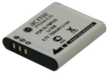 Аккумулятор для Olympus Mju Tough-6020 AcmePower LI-50B