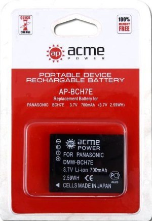 Аккумулятор для Panasonic DMC-FT10 AcmePower BCH7