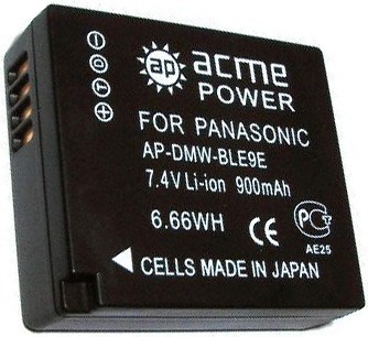 Аккумулятор для Panasonic Lumix DMC-GF3 AcmePower BLE9E