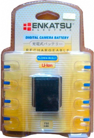 Аккумулятор для Panasonic Lumix DMC-TZ6 Enkatsu PN DMW-BCG10E