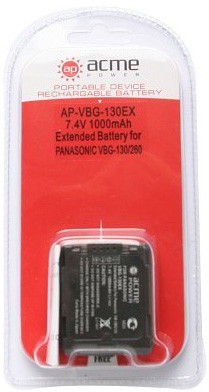 Аккумулятор для Panasonic NV-GS90 AcmePower AP VBG-130