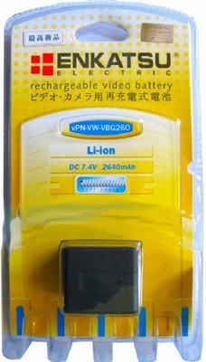 Аккумулятор для Panasonic NV-GS90 Enkatsu VPN VW-VBG260