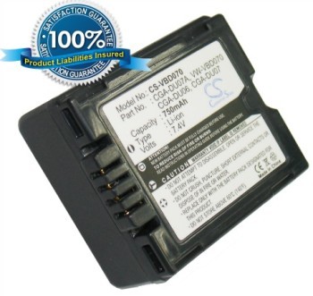 Аккумулятор для Panasonic VDR-M70 CGA-DU06