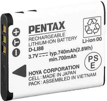 Аккумулятор для Pentax Optio P70 D-Li88 ORIGINAL