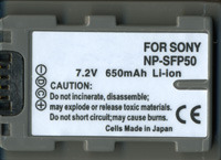 Аккумулятор для Sony DCR-HC20E AcmePower AP NP-FP50