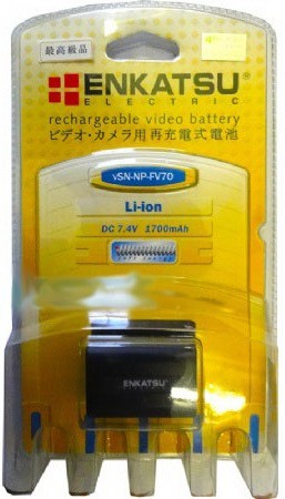 Аккумулятор для Sony DCR-SR85E Enkatsu VSN NP-FV70