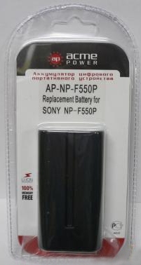Аккумулятор для Sony DCR-VX2100E AcmePower NP-F550P