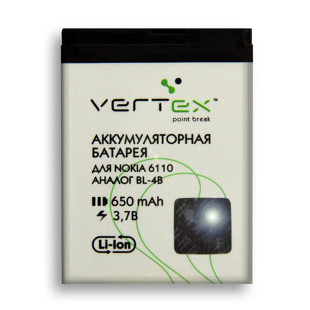 Аккумулятор Vertex (BL-4B)