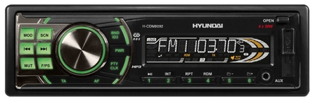 Авторесивер Hyundai H-CDM8092 черный\G
