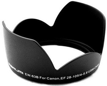 Бленда для объектива Canon EF 28-105mm f/4.5-5.6 USM Marumi Zoom EW-63 B