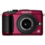 Цифровой фотоаппарат Olympus Pen E-PL2 Red 14-42 Black Kit