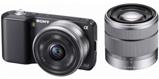 Цифровые фотоаппараты Sony Alpha NEX-3D SEL-16F28 SEL-1855