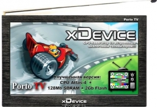 GPS Навигаторы, Эхолоты xDevice microMAP- PortoTV-5-A4-FM