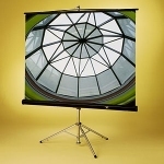 Экран переносной на штативе Draper Diplomat 244x244см, Fiberglass Matte White
