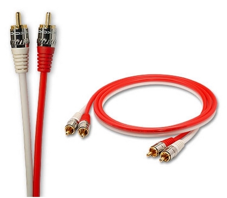 Кабель Daxx R40-07 0,75м (2RCA-2RCA стерео позолоченный)