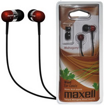 Maxell Wood Ear Canalz