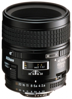 Объективы Nikon NIKKOR 60/2.8 AF D Micro