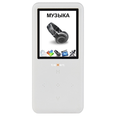 Плеер MP3 Flash Texet T-690 (белый)