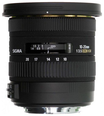 Sigma AF 10-20mm F/3.5 EX DC HSM для Nikon F