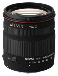 Sigma AF 18-200mm F/3.5-6.3 DC Nikon F