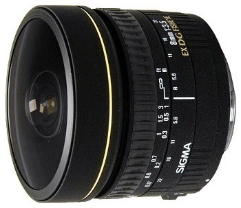 Sigma AF 8mm F/3.5 EX DG Circular Fisheye для Nikon F