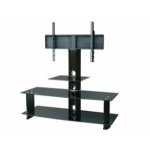 Стойка напольная Monstermount MBS-3222SB для LCD TV и плазменных панелей, до 50", до 80кг, black